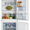 Built- in Double Door Refrigerator with Compressor/ Compact Fridge/Freezer 275L