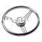 OEM Marine hardware stainless steel 3/5 Spoke Boat Steering Wheel