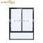Double Glass Aluminum Sliding Windows Mosquito Screen Sliding & Turn Window 4 Track Vertical Aluminium Sliding Windows