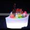 KTV/ Nightclub Party rechargeable luxury plastic Modern Home LED Glowing luminous rechargeable champagne led wine cooler