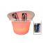 Beer Ice Bucket Custom Logo LED Light Ice Bucket LED Bar Light Up Club Bar Cooler Ware Ice Bucket