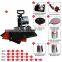 Factory direct sale multifunctional 9 in 1 combo heat press machine