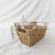 Handmade Water Hyacinth Storage Basket, Straw Basket For your laundry toy storage, bathroom organizer
