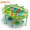 High Quality Children Indoor Playground Crocheted Climbing Rainbow Net