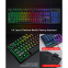 RGB Backlight Keyboards 1600 DPI Optical Mouse 4 in 1 2.4G Keyboard Mouse Headset Mousepad Combos Mechanical Gaming Sets