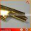 Top quality self adhesive chrome gold brushed vinyl for car decoration