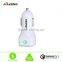 Quick Charge 2.0 Car Charger, High speed Rapid Charger with 2 USB Supporting QC2.0 charger