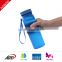 650ml flexible, collapsible, portalbe silicone water bottle with customer logo printing BPA free                        
                                                Quality Choice