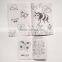 2015 New Design Drawing Set Kids Coloring Book With Crayons