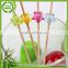 New product good quality super quality bamboo beaded cocktail pick