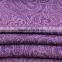 Spring hot selling ladies dresses silky 100%Poly two tone color 75D island yarn jacquard fabric