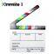 Commlite Director's Film Clapboard Video Clapboard Studio Clapboard With Color Sticks