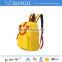 Fashionable water resistant candy color leisure laptop backpack school backpack with webbing handle for kids