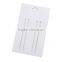 Custom paper hairpin card for hanging jewelry