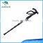 Aluminum curved handle 4 section collapsible mountain climbing stick