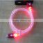 led lighting usb cable for phone flash led phone usb cable