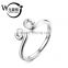 infinite New style 925 Silver Ring custom clover ring for lady fashion jewelry