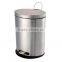 double wall stainless steel trash can with inner barrel