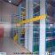 Specialized multi level shelf racking system