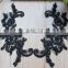 EXquisite Workmanship Retro Alencon Lace Flower Applique For Bridal Neck Decoration