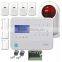 Personl home usage protection wireless gsm alarm system with home automation function for lights,cartain etc