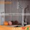 NEW 304 stainless steel single lever handle kitchen faucet with swivel spray HS15004
