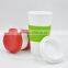 BPA free Eco Joyshaker White Color Insulated Coffee Mug With Sillicon Cap