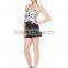 Ladies polyester black fashion shorts