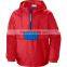 Colorful youth waterpfoof windbreaker jacket lightweight and packable