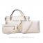 Fashion women handbags PU crocodile grain messenger bag lash package 3-piece suit