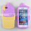 Custom Silicone Ice Cream Type Cell Phone Case for Iphone 6