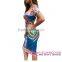 Wholesale Sexy Women Traditional African Print Off Shoulder Midi Dress