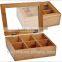 Bamboo Storage Tea Box with lid