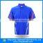 Wholesale plus size clothing blue cotton polo shirt design