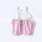 Gunagzhou Baby Clothes Dress Design Strap Cotton Baby Girl Romper In Bulk