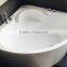 Small corner acrylic bathtub shower