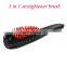 Shenzhen Factory Price 3 in 1 LCD Ceramic Hair Comb, Electric Heating Straightening Irons Hair Brush