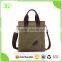 Multicolour Canvas Adjustable Strap Document Bag with Tote Handle