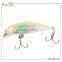 Multicolor Minnow Plastic Fishing Lure With 3D Eyes