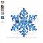Customized size and shape plexiglass snowflakes, large hanging snowflake