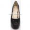 10 cm black platform high heels