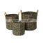 Water Hyacinth Laundry Basket, Water Hyacinth Storage Basket