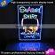 low price led acrylic writing board
