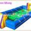 funny human foosball inflatable, best quality inflatable foosball game field for sale