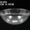 Wholesale Wedding dinner plate gold plating edge in clear