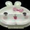 Portable Rabbit Plastic Holder with 4 Compartments