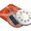 portable rechargeable foldable inflatable solar lantern camping solar led light
