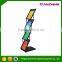 iron black book stand advertising rack A4 one sides brochure holder