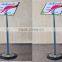 Adjustable A3 Aluminum Telescopic Metal Hotel Lobby Sign Holder