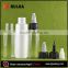 e liquid/e juice/essential oil Industrial Use and Dropper Sealing Type Glue Plastic bottles 30ml/1oz twist top cap